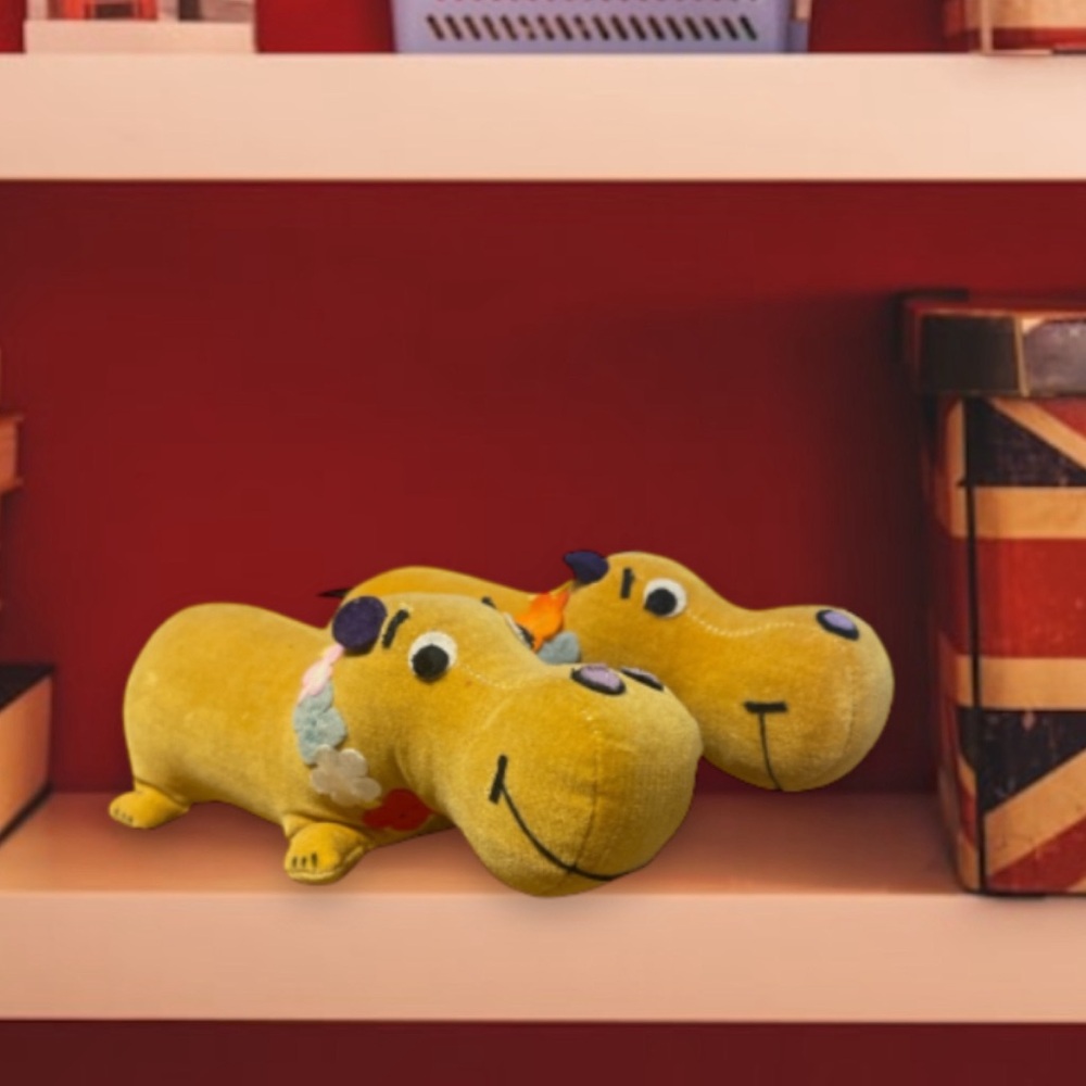 Vintage Dakin Dream Pet Hippo Couple